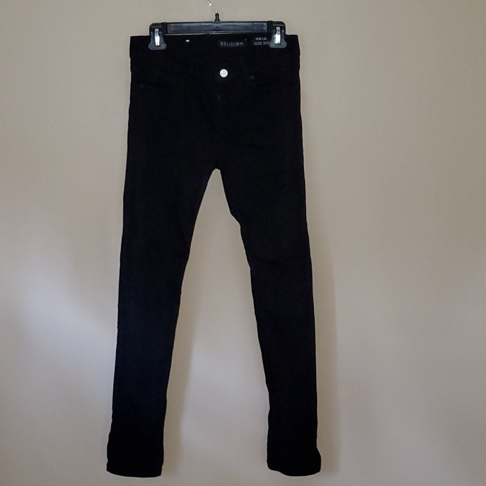 Religion low rise jeans